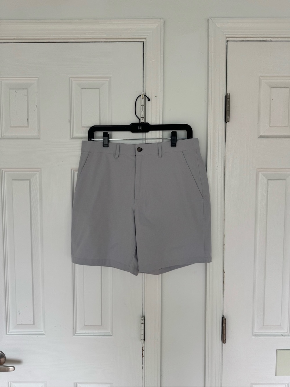 Marine Layer Light Gray Hybrid Shorts